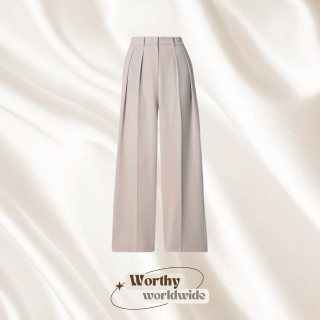 Quần ống rộng basic