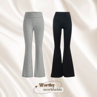 Quần vải ống loe basic