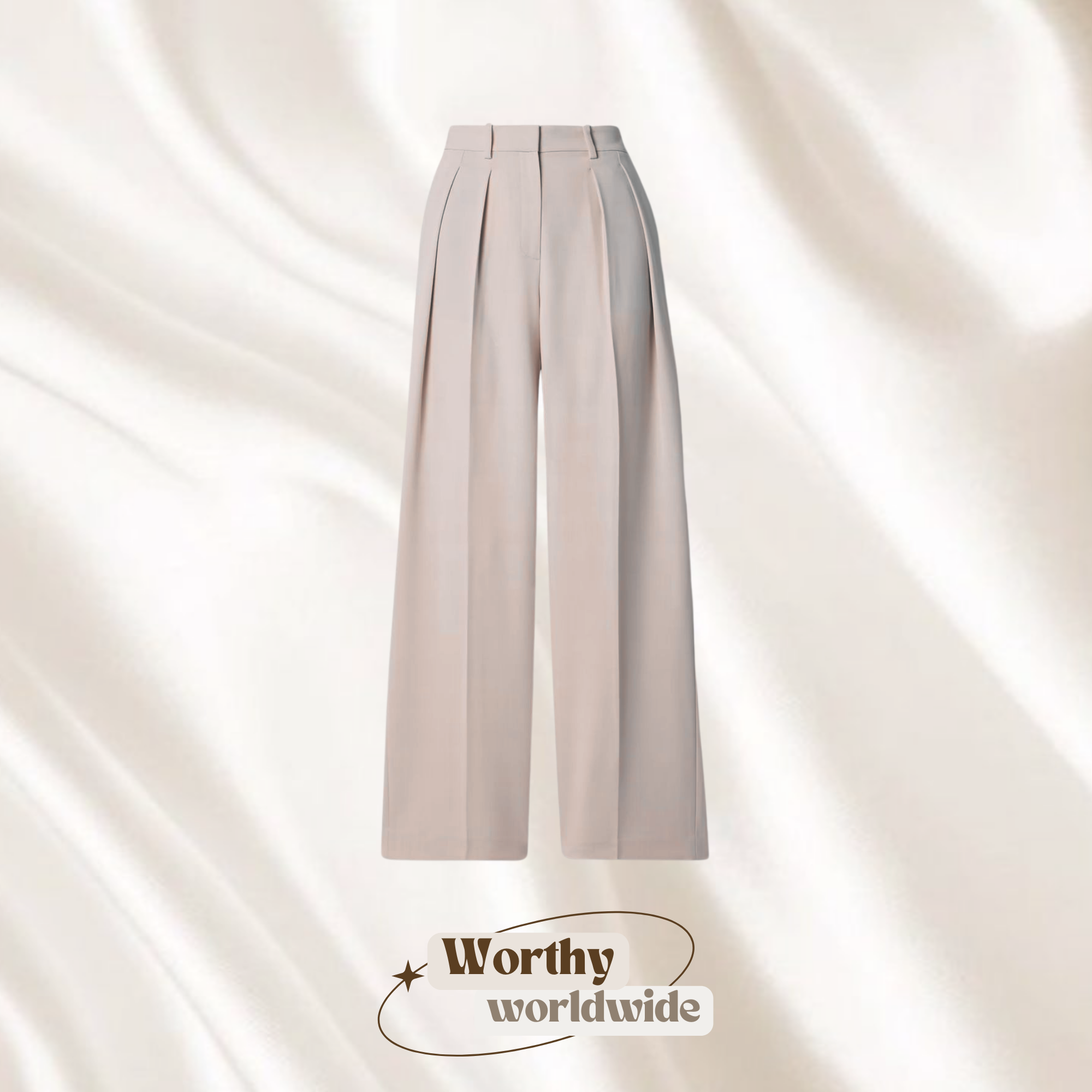 Quần ống rộng basic