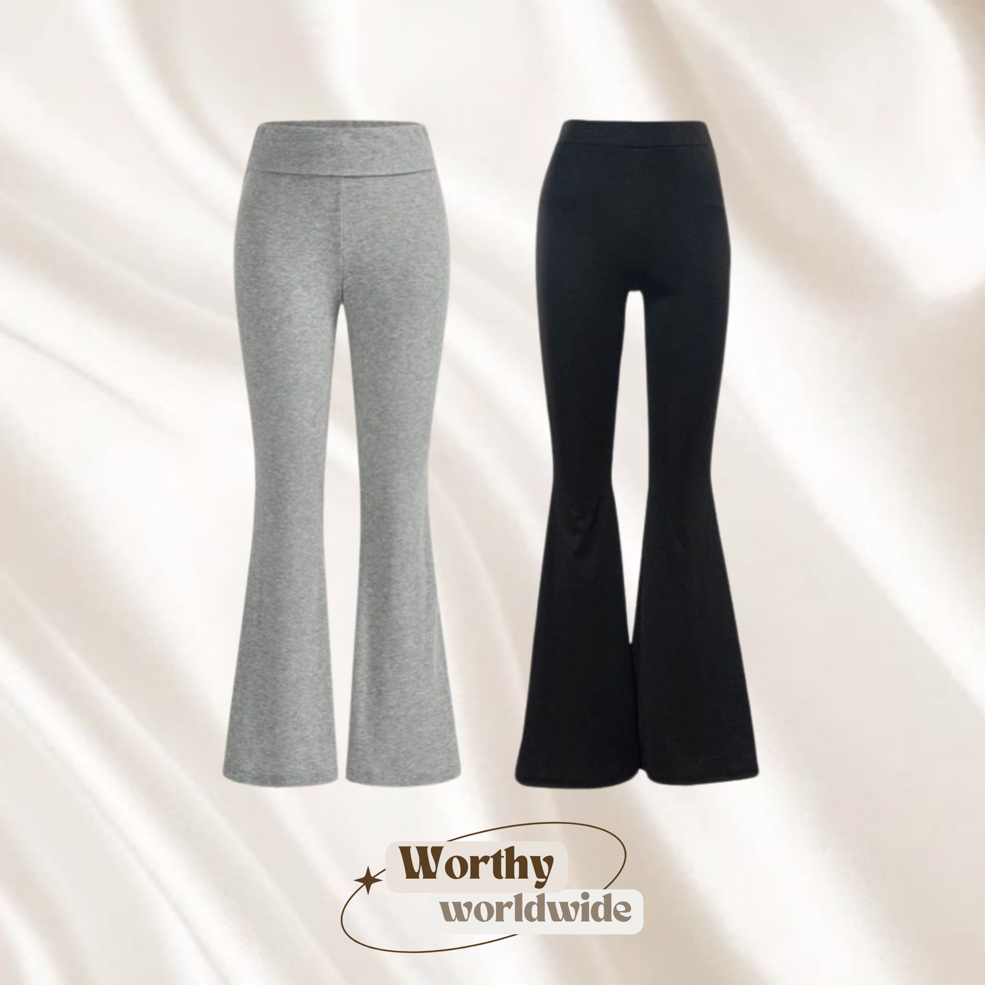 Quần vải ống loe basic